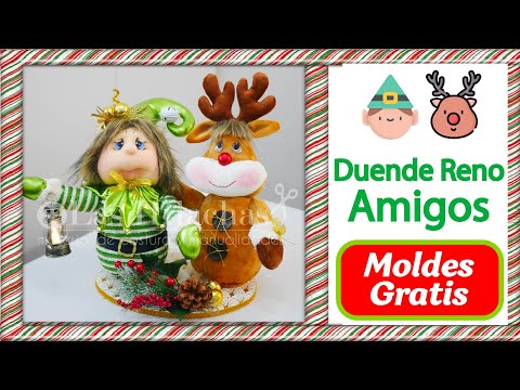 ?♂️?#Duende #Reno #Amigos – #Tutorial #Navideño?