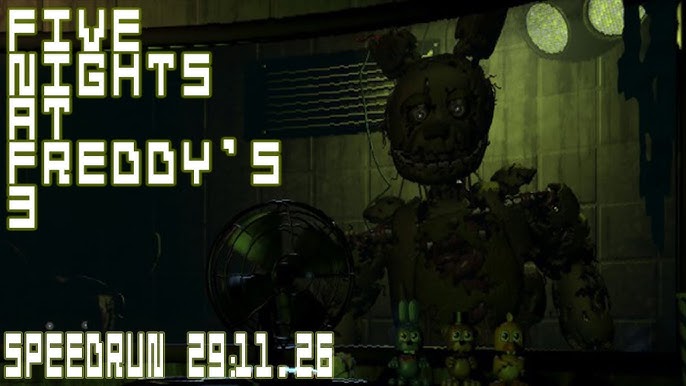 Five Nights at Freddy's 3 WORLD RECORD (IMPOSSIBLE) 