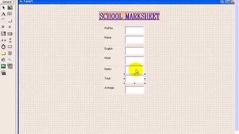 School Marksheet Program in VB 6