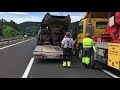 Bergung Auto-Transporter A9 bei Rottenmann