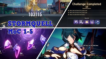 Memory of Chaos Stage 1-5 with Yukong | Stormquell - Honkai: Star Rail