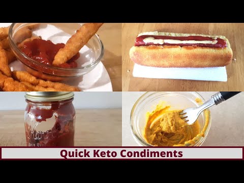 Simple 5 Minute Keto Ketchup And Mustard (Nut Free And Gluten Free)