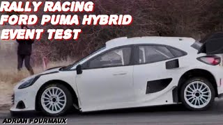 Monte Carlo Rally | Test Ford Puma Hybrid Rally1 | Rally Racing Highlight By Adrien Fourmaux