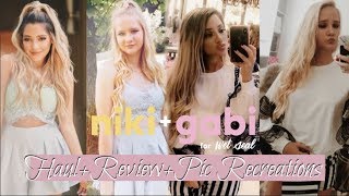 Niki and Gabi Wet Seal Collection Try-On Haul Review Photo Recreations