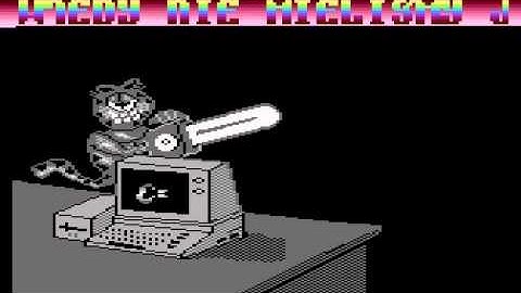 anty commodore demo for Atari 8-bit