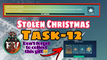 Stolen Christmas Task- 12 | War Robots Stolen Christmas Event Task(12/29) #warrobots