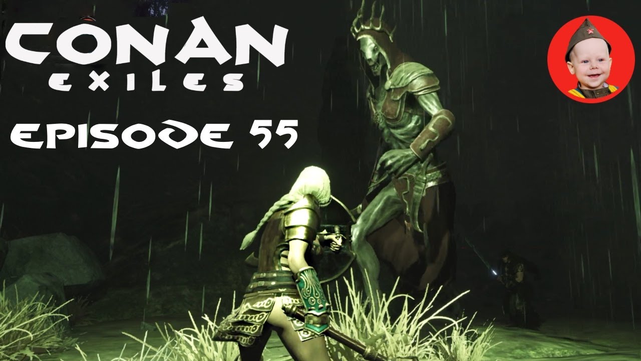 Conan Exiles (2022): Эпизод 55 — «Король внизу» и «Проклятый курган»