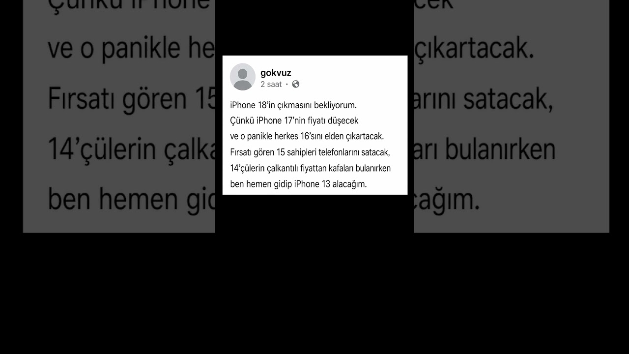 Çok gizli iPhone alma taktiğim 😎