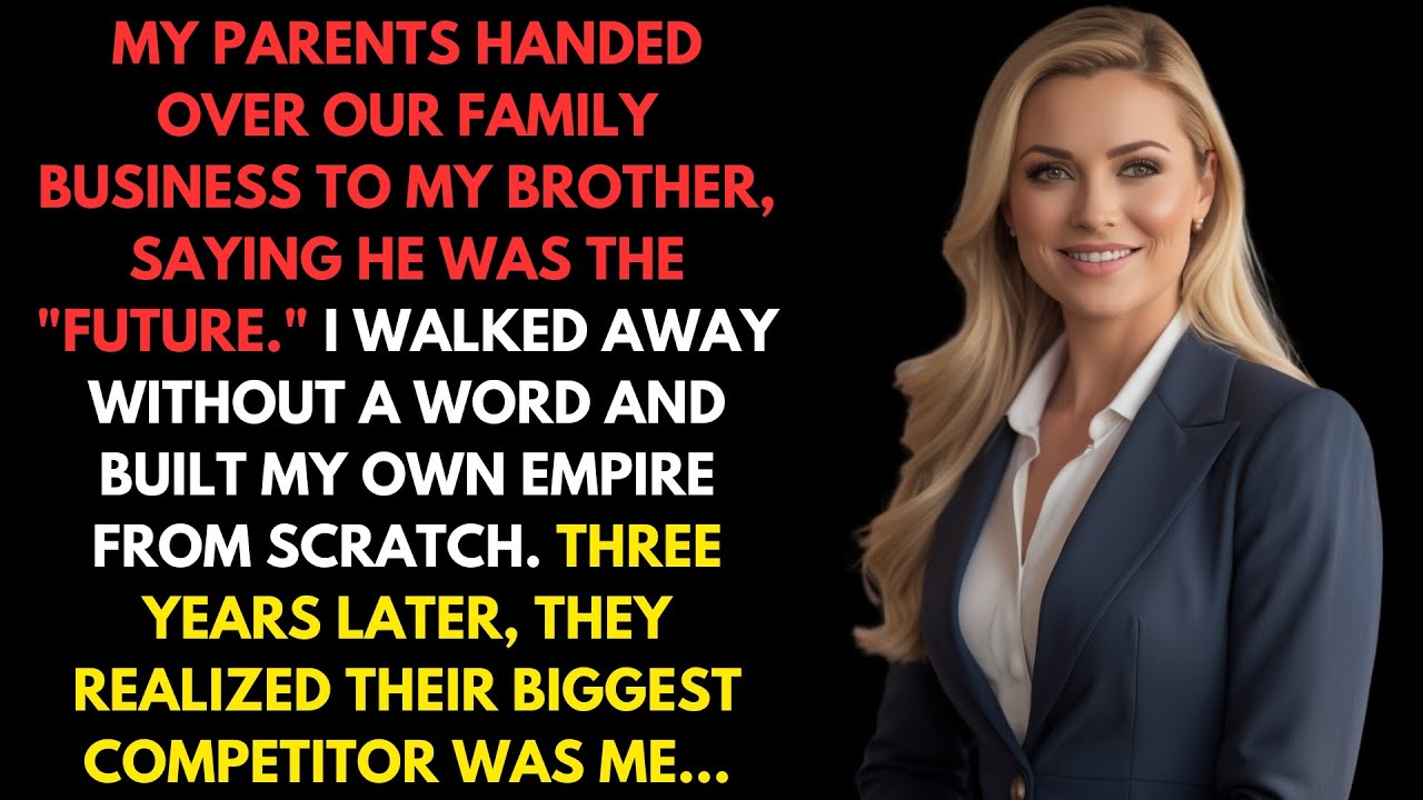 Parents Gave Our Family Business To My Brother, 3 Years Later I Became Their Biggest Competitor...