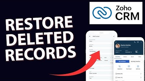 How to Restore Deleted Records in Zoho CRM 2025?