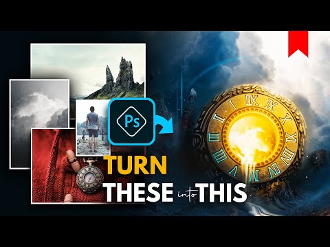 I just opened the time portal | A photo manipulation video ( Photoshop )