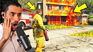 العمل كرجل إطفاء الحرائق (مود الحياة الواقعية) في جي تي أي 5 | GTA V Fireman Mod