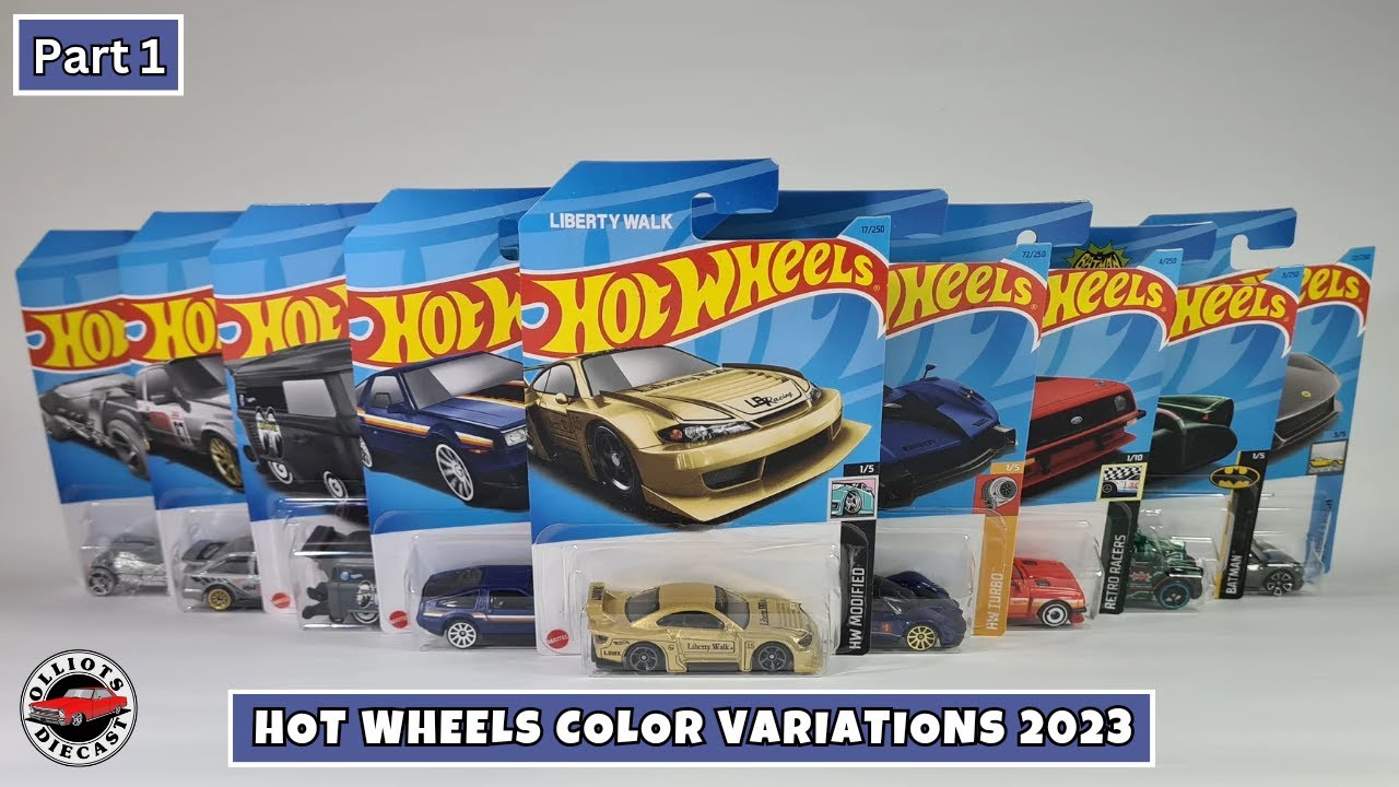 Unboxing Hot Wheels Color Variations 2023 - Part 1 - YouTube