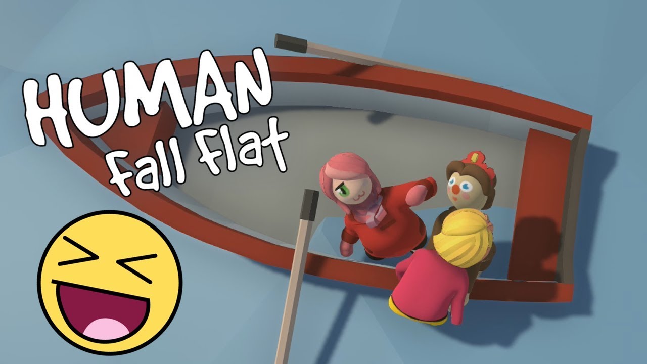 😂¡MUCHAS RISAS en el mar! Human Fall Flat con Nia y Laia
