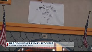 From the ashes: Family rebuilds restaurant destroyed by fire