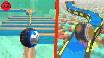 GOING BALLS vs ACTION BALLS - All Levels Gameplay Android iOS #243 | Epic Race