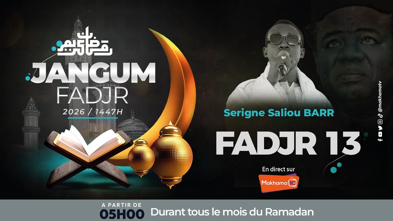 🔴 EN DIRECT Keur Massar - Njangum Xassida Fajar 13 Ramadan 1446H/2025