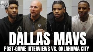 Christian Wood, Jaden Hardy, Jason Kidd & McKinley Wright IV React to Dallas Mavs Pre-Season Debut