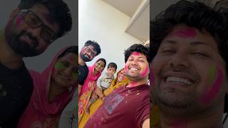 aj holi khelke last me aise hi aana pada #minivlog #daily...