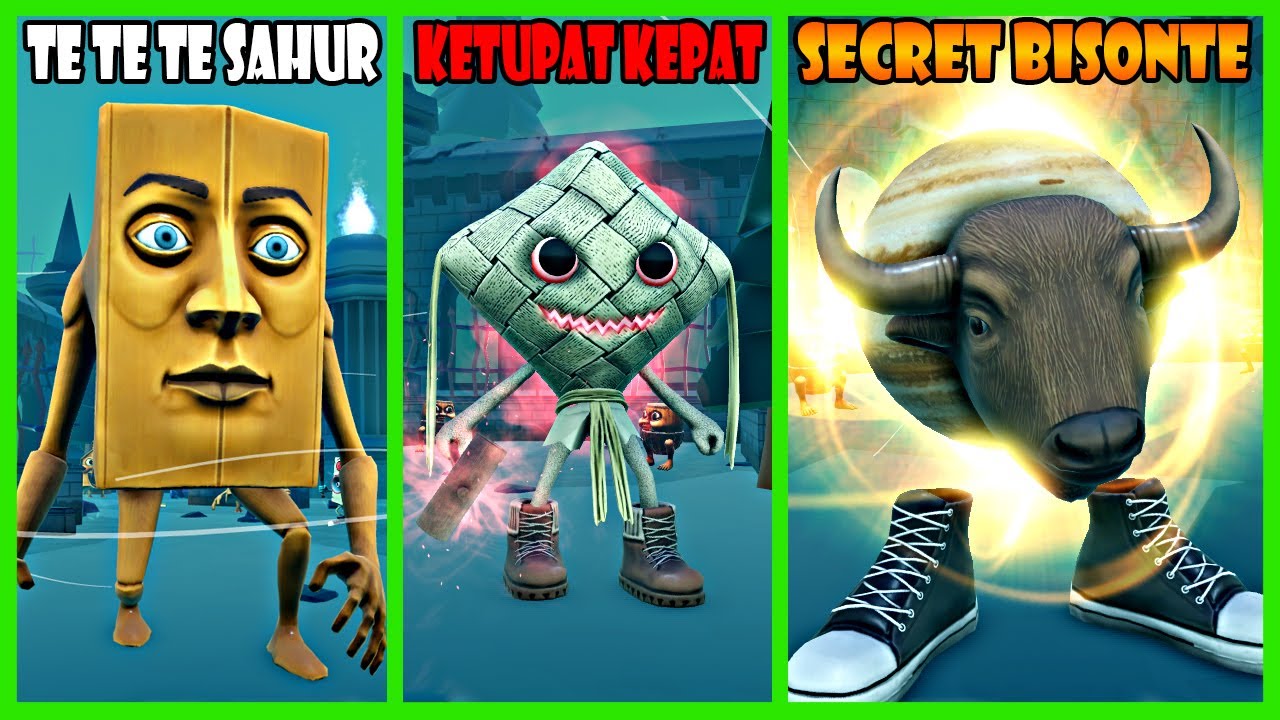 Aku Berevolusi Jadi Brainrot Secret Super Keren & Kuat - Roblox Brainrot Evolution