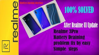 How to fix battery draining problem in realme UI ||Realme 3Pro||2020