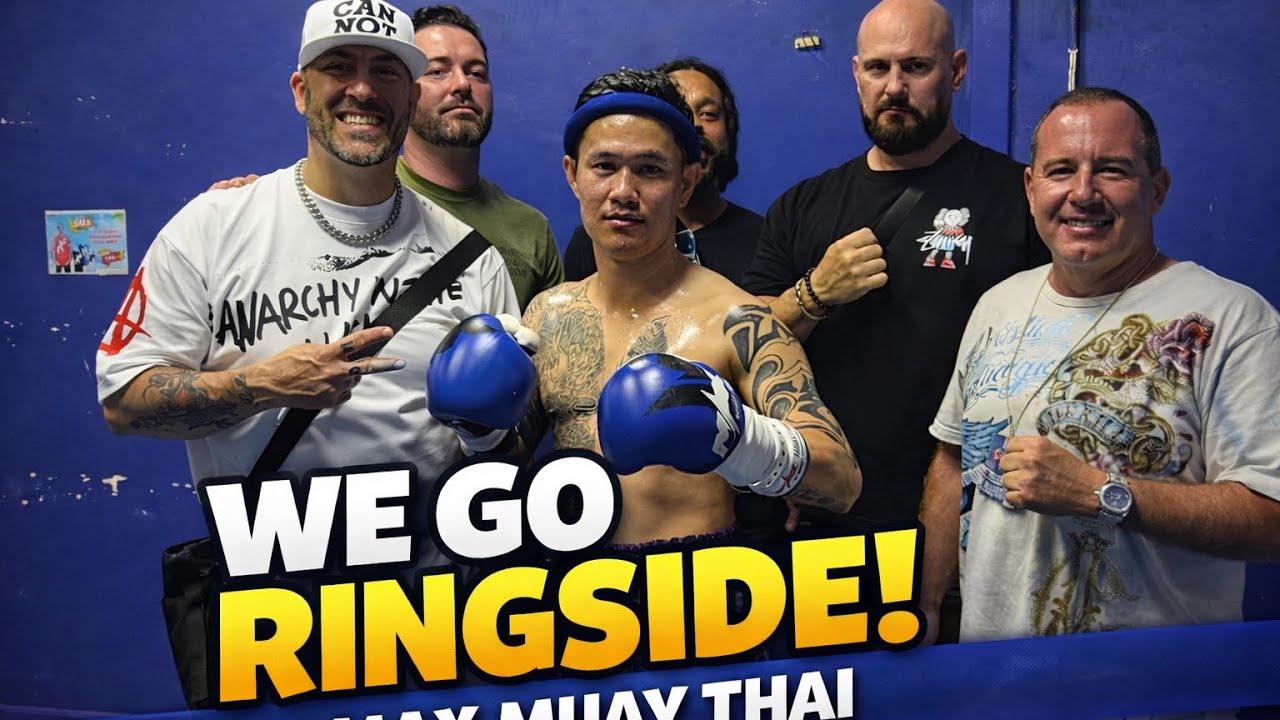 Brandon Jamez Live in Pattaya Max Muay Thai ringside!