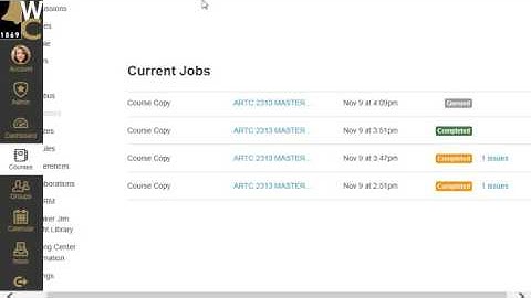 Moving a single item between courses WC Canvas