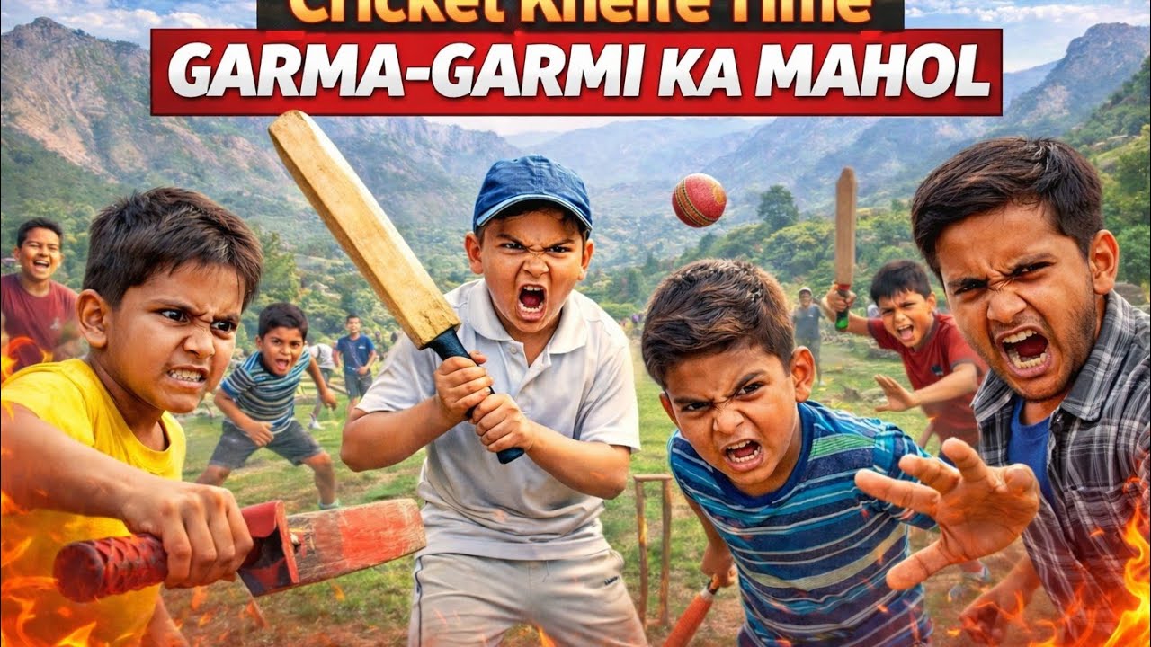 Cricket Khelte Time Garma-Garmi Ka...||Pahadi Lifestyle Vlog|| ||Himanshu|| ||Himanshu की कहानियां||