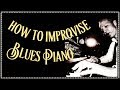 Improvise blues piano now ! Combine licks, scale & chords
