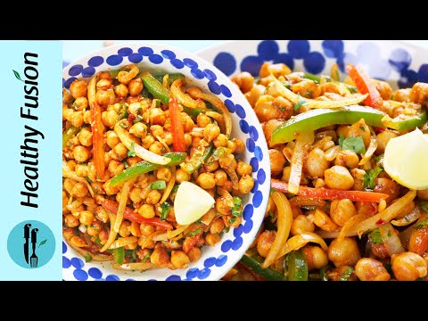 High Protein Chickpea Saladchaat - Iftar Special  By Healthy Food Fusion