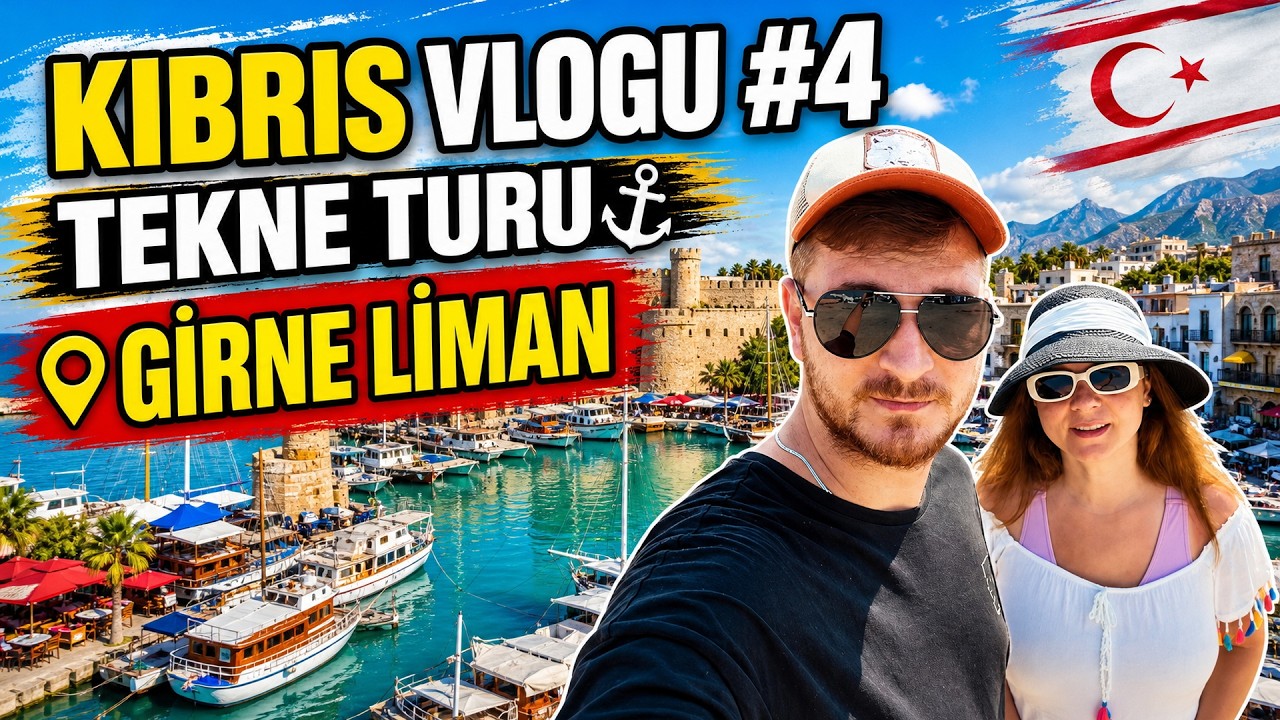 TARİHİ ÇIKARMA PLAJINDA DENİZE GİRDİK! ⚓ Escape Beach & Kervansaray Tekne Turu | Kıbrıs Vlogu #4