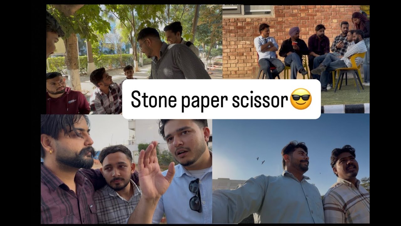 Stone Paper Scissor, one of the most legendary games from our childhood that never gets old! 