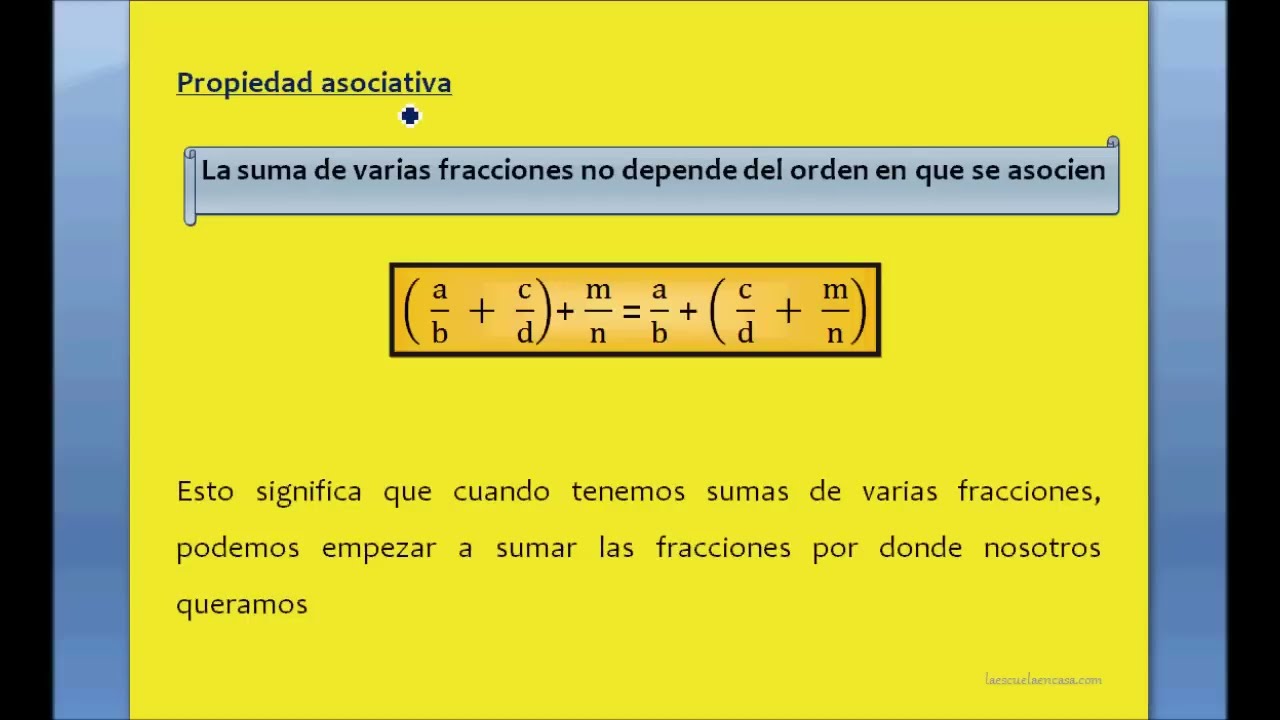 Qué significa la propiedad conmutativa