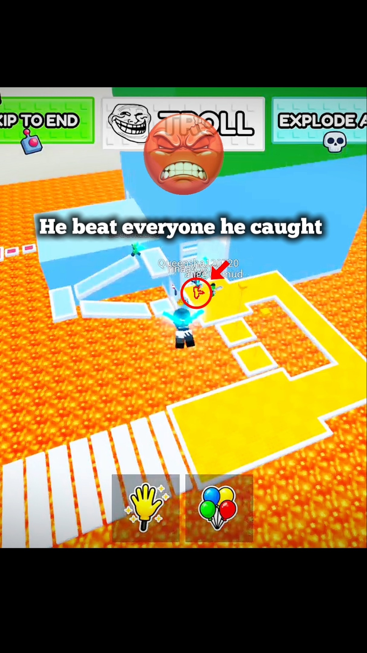 Everyone He Caught Lost 😾🗯️ #roblox #robloxshorts #musicedit