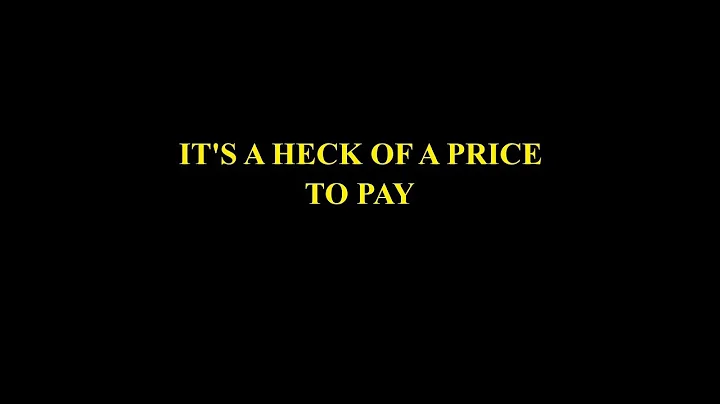 It's A Heck Of A Price To Pay (A Short Film)