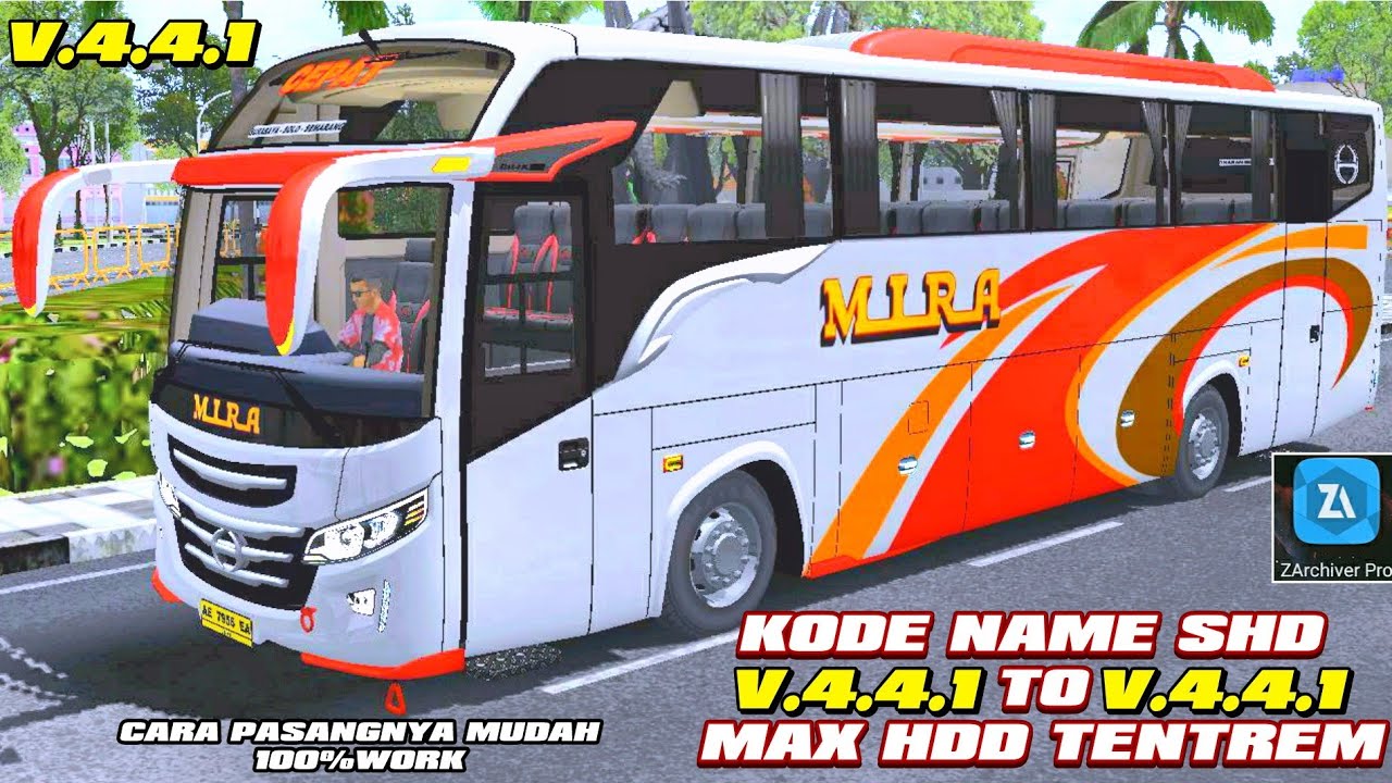 UDAH COBA BLOM‼️BUS ORI SHD ROMBAK MAX HDD‼️KODE NAME BUSSID V4.4.1