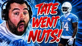 Tennessee Titans fan reaction to Carnell Tate GOING OFF at Titans OTAs!