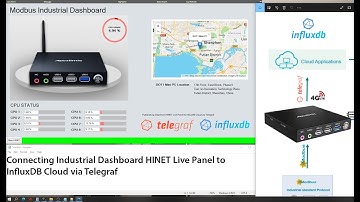 Connecting Industrial Dashboard HINET Live Panel to InfluxDB Cloud via Telegraf