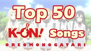 Top 50 K-On! Songs