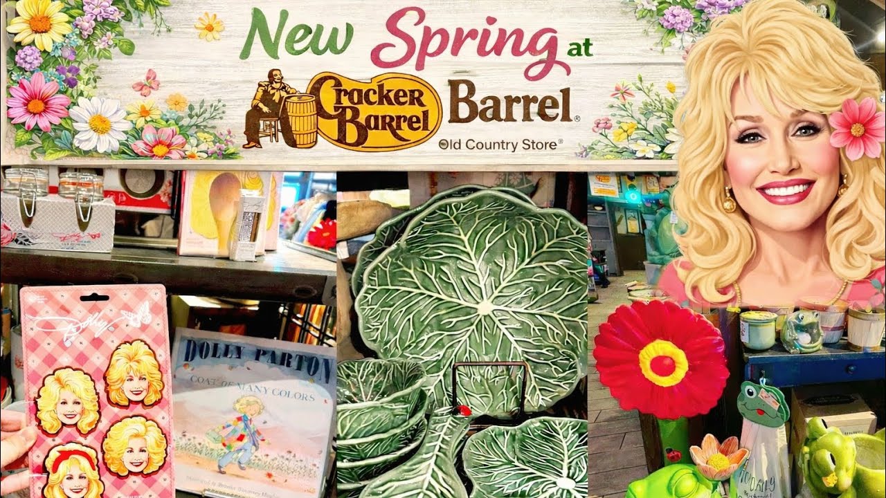 🌼 NEW Spring Merch at Cracker Barrel Old Country Store
