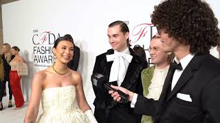 Tanner Fletcher Brought Their Family As Their Awards Date | 2023 CFDA Awards with Reece Feldman