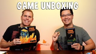 Fire Tower and Rising Flames Expansion - Board Game Unboxing