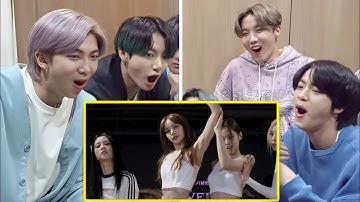 BTS REACTION TO BLACKPINK 