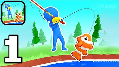 Funny Fish Idle - Gameplay Walkthrough Part 1 Catching fish (Android,iOS)