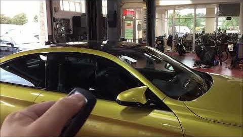 BMW F80 M3 & F82, F83 M4   Unfold  fold wing mirrors via remote key fob