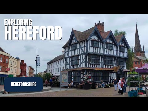 Exploring HEREFORD | Charming English Cathedral City | Let's Walk!