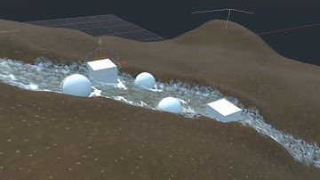 Godot River Add-on WIP 2 - Getting closer. Flowmaps and Foam