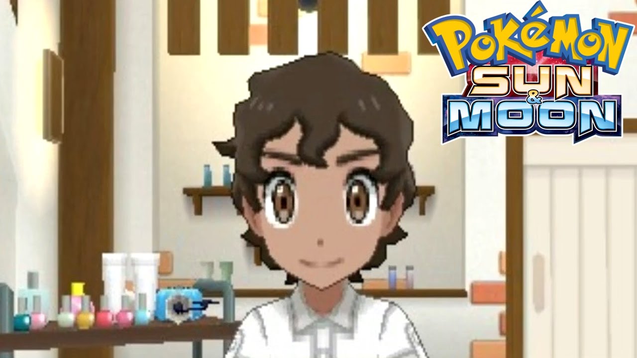 Pokemon Sun and Moon - All Hair Styles for Guys - YouTube