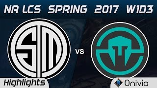 TSM vs IMT Highlights Game 2 NA LCS Spring 2017 W1D3 Team Solo Mid vs Immortals