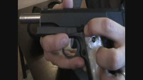 1911 Reassembly; Avoid Scratching the Frame!